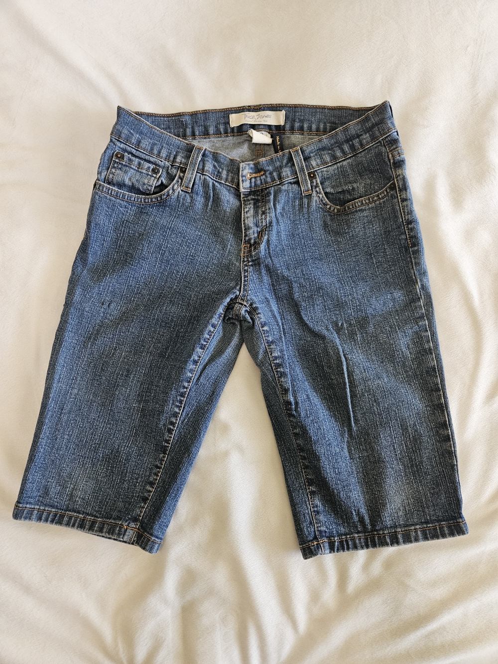 Vintage Truck Jeans Women’s Blue Denim Bermuda Jeans Shorts
